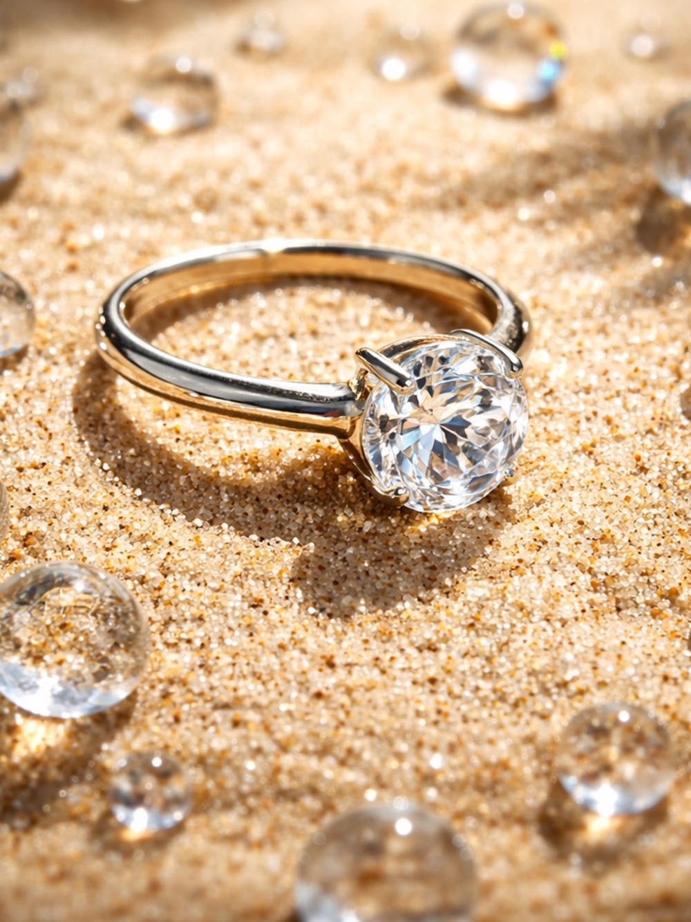 White Topaz Ring